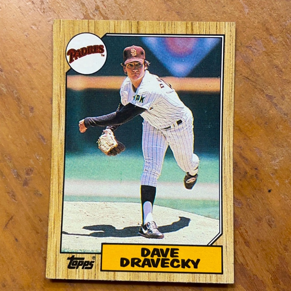 dave dravecky baseball card